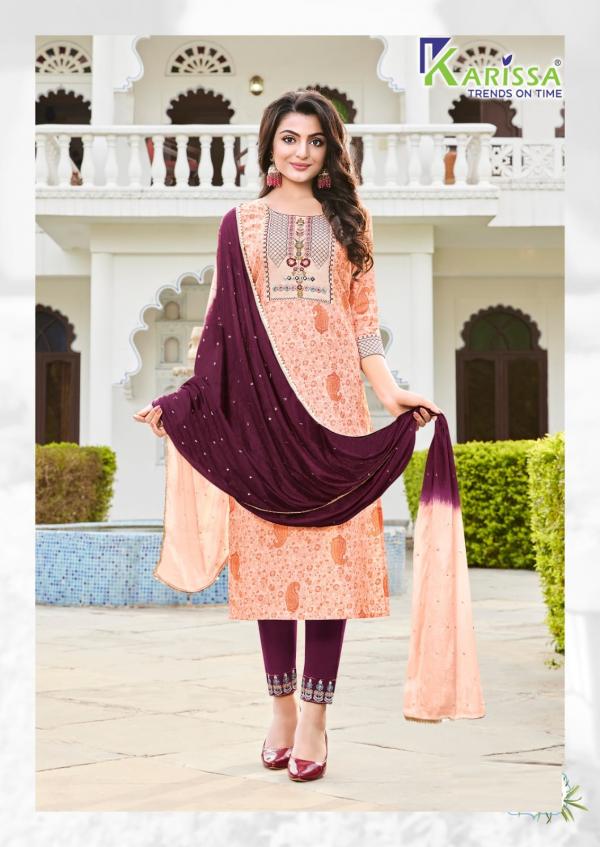 Karissa Siya Vol 4 Fancy silk Kurty With Bottom Dupatta Collection